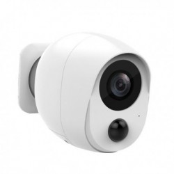 Caméra Wifi - Sans Fil - Pan Tilt - Détecteur de Mouvement - Caméra  Connectée - Blanc (HWC102PT)