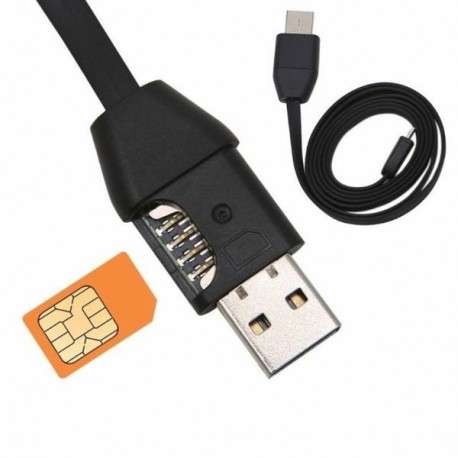 Câble chargeur USB Traceur de position GPS et micro espion - Equipement  Espion